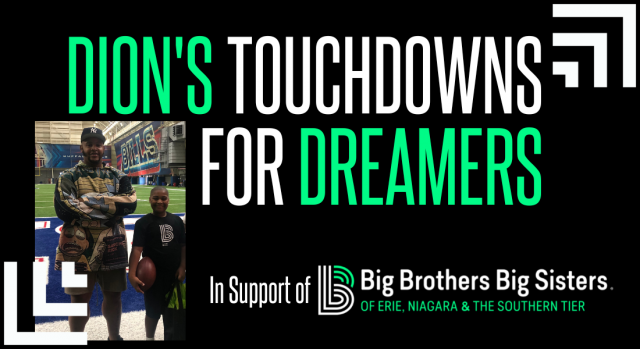 Touchdowns for Dreamers' campaign to benefit local Big Brothers Big Sisters