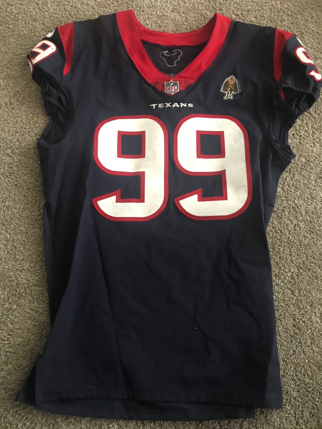 JJ Watt Jersey. Worn only a few times. Youth size L. - Depop