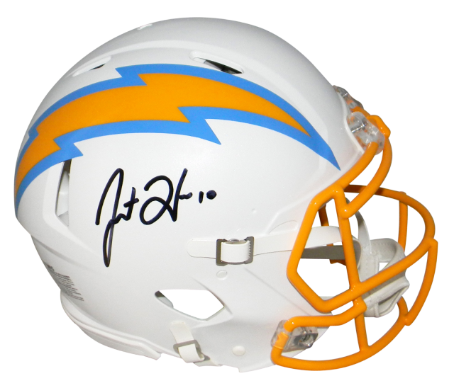 Justin Herbert Signed Chargers Helmet